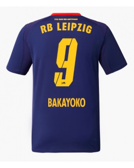 Billige Fotballdrakt RB Leipzig Johan Bakayoko #9 Replika Bortedrakt 2025-26 Kortermet Billige Fotballdrakt RB Leipzig Johan Bakayoko #9 Replika Bortedrakt 2025-26 Kortermet